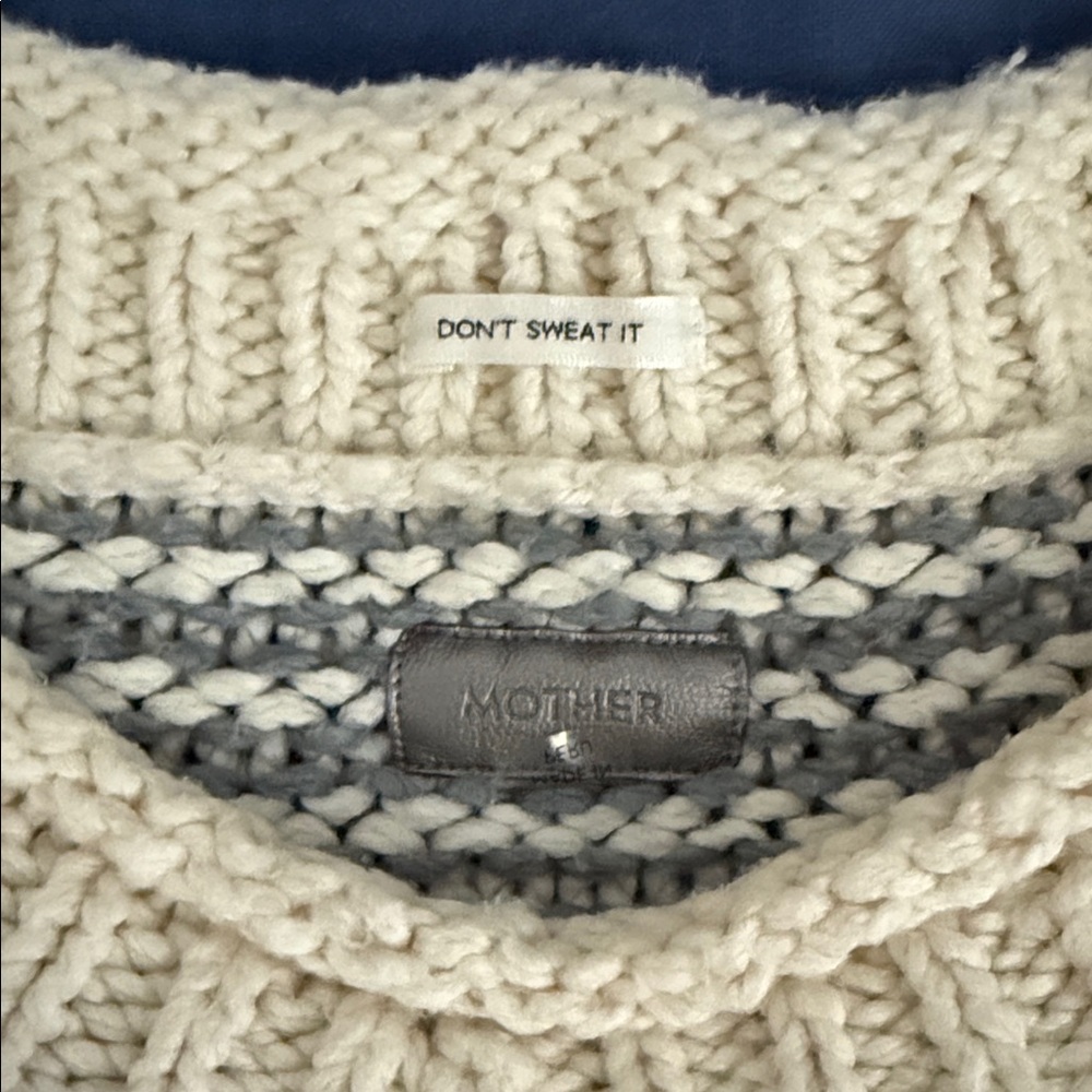 MOTHER Cotton Sweater - Picture 3 of 7